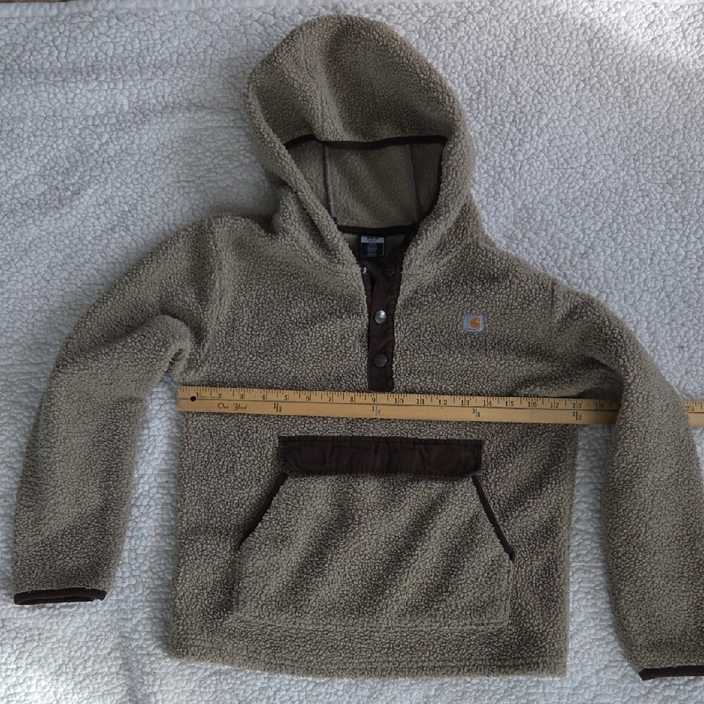 Carhartt Men's Brown Sherpa 11/12  Pullover Medium